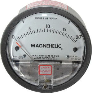 Dwyer Instruments 15 Max psi, 2% Accuracy, NPT Thread Air Filter Kit 1/8 Inch Thread, 20 Inch Water Column, 140°F Max 2020 - 00497321