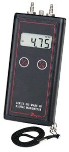 Dwyer Instruments 11 Max psi, 0.5% Accuracy, Handheld Digital Manometer 199.9 Inch Water Column, 122°F Max 475-3-FM - 00497958