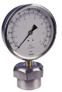 Value Collection Stainless Steel Pressure Gauge Guard and Isolator 316 Material Grade 190K2525 - 00326173