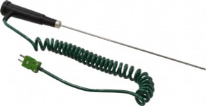 Hanna Instruments to 570°F, Air and Gas, Thermocouple Probe 20 Sec Response Time HI766D - 86491289