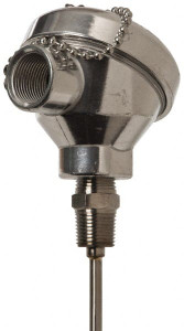 Thermo Electric -148 to 900°F, 100 OMS Industrial RTD, Thermocouple Probe 1/2 Inch Hex Mount, 9 Inch Probe Sheath Length, 10 Sec Response Time SF050-922 - 82150749