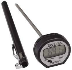 Taylor USA -40 to 302°F Pocket Digital Thermometer LCD Display, 1.5 Volts 9840 - 05834734