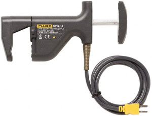 Fluke -20 to 300°F, Pipe Surface Clamp On Thermometer 1-1/4 to 2-1/2 Pipe, 80PK-10 to Pipe Clamp Temp Probe 80PK-10 - 73343535