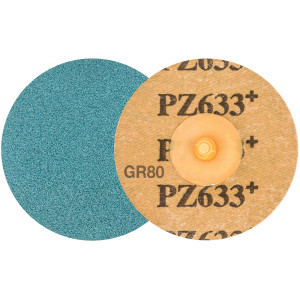 Walter Surface Technologies TWIST™ TOPCUT Sanding Disc, 3" Diameter, 80 Grit, Orange - 04D308