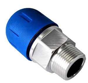 RapidAir Fastpipe® 1" Threaded Male Adapter X 3/4" Male NPT - F2118