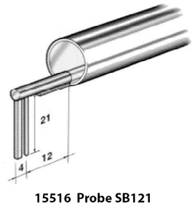 Flexbar Probe SB121 Interchangeable Probe For Throats + Grooves - 15516