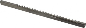 Value Collection 1/4" Keyway Width, Style C, Keyway Broach High Speed Steel, Bright Finish, 3/8" Broach Body Width, 25/64" to 2-1/2" LOC, 11-3/4" OAL 395-1216 - 00300293
