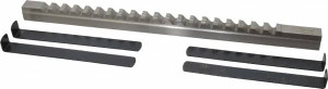 Value Collection 5/8" Keyway Width, Style E, Keyway Broach High Speed Steel, Bright Finish, 3/4" Broach Body Width, 1" to 6" LOC, 15-1/2" OAL 395-1440 - 00300368