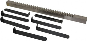 Value Collection 1" Keyway Width, Style F, Keyway Broach High Speed Steel, Bright Finish, 1" Broach Body Width, 1" to 6" LOC, 20-1/4" OAL 395-1564 - 63321962