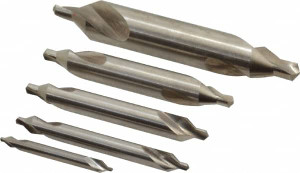KEO 5 Pc #1 to #5 Cobalt Combo Drill & Countersink Set 60° Included Angle, Plain Edge 90010 - 88236112