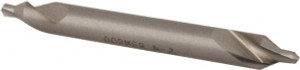 Dormer Pramet #2 60° Cobalt Combo Drill & Countersink Bright Finish, Double End, 0.0781 5/64" Drill Point Diam, 5/64" Drill Point Length 0241875 - 83279018 Dormer Pramet #2 60° Cobalt Combo Drill & Countersink Bright Finish, Double End, 0.0781 5/64" Drill Point Diam, 5/64" Drill Point Length 0241875 - 83279018