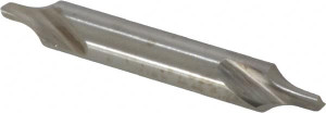 KEO Metric 60° 6.3mm Body Diam High Speed Steel Combo Drill & Countersink Bright Finish, 45mm OAL, Double End, Right Hand Cut, Radius Edge, 2.5mm Drill Point Diam, 6.7mm Drill Point Length 18060 - 71046353