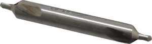 KEO #3 82° 1/4" Body Diam High Speed Steel Combo Drill & Countersink Bright Finish, 2" OAL, Double End, RH Cut, Plain Edge, 7/64" Drill Point Diam, 7/64" Drill Point Length 10382 - 71036032