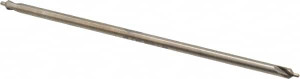KEO #2 82° 3/16" Body Diam High Speed Steel Combo Drill & Countersink Bright Finish, 6" OAL, Double End, RH Cut, Plain Edge, 5/64" Drill Point Diam, 5/64" Drill Point Length 22063 - 88944574