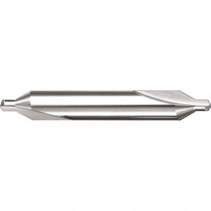 KYOCERA SGS #2 60° Solid Carbide Combo Drill & Countersink AlTiN Finish, Double End, RH Cut, Plain Edge, 0.0781 5/64" Drill Point Diam 57018 - 93909570