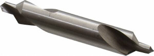 Value Collection #5 90° 7/16" Body Diam Cobalt Combo Drill & Countersink Bright Finish, 2-3/4" OAL, Double End, RH Cut, Plain Edge, 3/16" Drill Point Diam, 3/16" Drill Point Length BC11P0005 - 01048057