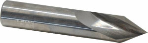 Accupro 60°, 4" OAL, 2-Flute High Performance Solid Carbide Spotting Drill Bright Finish, 1-3/4" Flute Length, 3/4" Shank Diam, RH Cut 89698849 - 89698849
