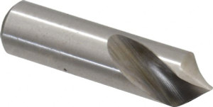 KEO 90°, 2" OAL, High Speed Steel Spotting Drill Bright Finish, 1" Flute Length, 1/2" Shank Diam, RH Cut 30121 - 71332324