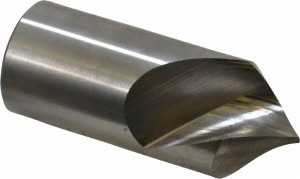 KEO 90°, 2-1/2" OAL, High Speed Steel Spotting Drill Bright Finish, 1-1/4" Flute Length, 1" Shank Diam, LH Cut 31006 - 71333645