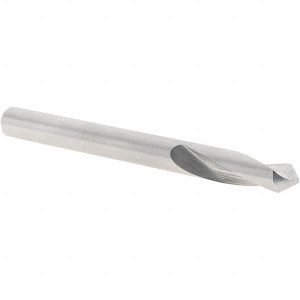 Melin Tool 90°, 2-5/8" OAL, 2-Flute Cobalt Spotting Drill Bright Finish, 1/4" Shank Diam, RH Cut 10855 - 57833030