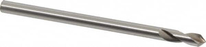 Value Collection 90°, 4" OAL, High Speed Steel Spotting Drill Bright Finish, 3/4" Flute Length, 1/4" Shank Diam, RH Cut 1944296001400X4 - 01833011
