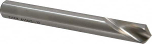 Walter Titex 0.4724" Body Diam, 120°, 102mm OAL, Cobalt Spotting Drill Bright Finish, 30mm Flute Length, 12mm Shank Diam, RH Cut 5153666 - 36878049