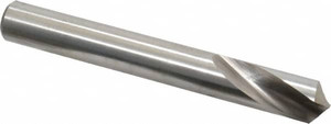 Walter Titex 120°, 102mm OAL, Cobalt Spotting Drill Bright Finish, 35mm Flute Length, 1/2" Shank Diam, RH Cut 5153662 - 36878056
