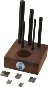 APT 10 Piece 1/4 to 1/2" Forward Cut Socket Head Cap Screw Blade Type Counterbore Kit 3/32 to 17/32" Pilot, Straight Shank, High Speed Steel AB1 - 08863904