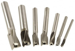 Value Collection 7 Piece, 3 Flutes, Straight Shank, Interchangeable Pilot Counterbore Set Bright Finish, High Speed Steel GH8794034 - 08794034