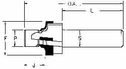 Scientific Cutting Tools 2-1/2 - 12" Port, 3.52" Spotface Diam, 2" Tube Outside Diam, Plain Pilot, Carbide Tipped Porting Tool 2-27/64 to 2.5265" Pilot Diam, 4.6" OAL, 0.667" Pilot OAL, 4 Flute, AS 5202, MS 33649, 32 Dash No. MS33649-32S - 00274175
