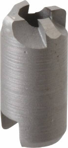Made in USA 4 Flutes, 1/4" Diam, 1/8" Pilot Hole Diam, High Speed Steel Reverse Counterbore 1/2" OAL, 1/32" Corner Radius, Standard Pilot Ref. 185-2, Oversize Pilot Ref. 186-2 190-1K - 09937145