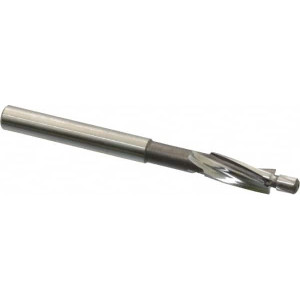 Cleveland Twist Drill Socket-Head Cap Screw Compatible, High Speed Steel Solid Pilot Counterbore Bright (Polished), 1/4" Diam Straight Shank, 0.161" Pilot Diam, 76.2mm OAL C91697 - 81852063