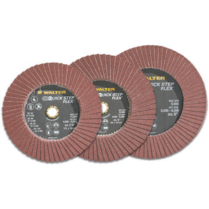 Walter Surface Technologies QUICK-STEP™ FLEX Flexible Flap Discs