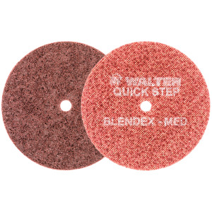 Walter Surface Technologies QUICK-STEP BLENDEX™ Surface Conditioning Disc, 4-1/2" Diameter, Grade: Medium - 07R453