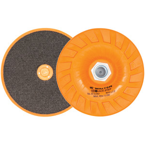Walter Surface Technologies Quick-Step Backing Pad, 4-1/2" Diameter, M14x2.0 Arbor - 07Q047