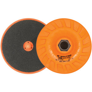 Walter Surface Technologies Quick-Step Backing Pad, 4-1/2" Diameter, 5/8"-11 Arbor - 07Q049