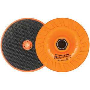 Walter Surface Technologies QUICK-STEP™ MG Backing Pad, 4-1/2" Diameter, 5/8"-11 Arbor - 07Q149