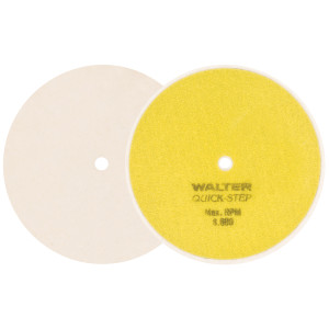 Walter Surface Technologies QUICK-STEP™ Felt Disc, 6" Diameter, 3/8" Arbor - 07T600