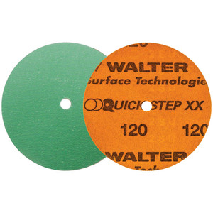Walter Surface Technologies QUICK-STEP XX™ Velcro Sanding Disc with Cyclone Technology, 5" Diameter, 120 Grit - 15V512