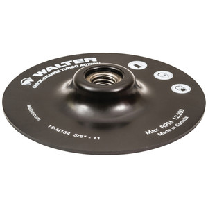 Walter Surface Technologies TURBO Quick-Change Backing Pad, 5" Diameter, Hard - 15M154