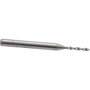 KYOCERA SGS 1.35mm, 130° Drill Point, 1/8" Shank Diam, Regular Spiral Circuit Board Drill Bit 10.16mm Flute Length, 1-1/2" OAL, Series 105 07334 - 02922573