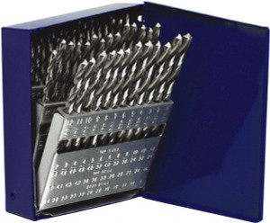 IRWIN 0.04 to 0.228", 118° Point, Bright Finish, High Speed Steel Jobber Length Drill Bit Set 60 Piece, Standard Point, Straight Shank 80181 - 52378809