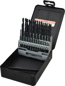 Triumph Twist Drill 118° Point, Oxide Finish, High Speed Steel Jobber Length Drill Bit Set 60 Piece, Standard Point, Straight Shank, Series T22B 099820 - 01730613
