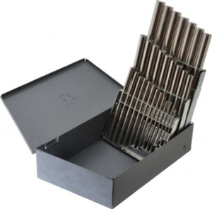 Chicago-Latrobe 29 Piece, 1/16 to 1/2", Bright Finish, High Speed Steel Drill Blank Set 1/64" Step Increment, Includes 29 Drill Blanks 57833 - 81109878