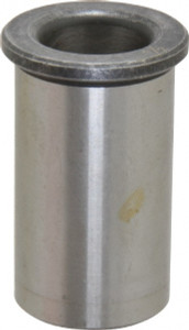 Boneham 1/2" Inside Diam, HL Drill Bushing Liner with Head 3/4" Body Outside Diam, 1-3/8" Liner Length, 3/32" Head Height, Steel, Press Fit Installation HL4822LK - 07826084