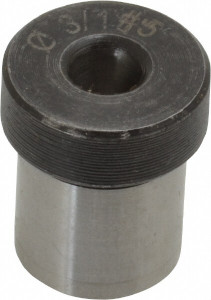 Boneham Type H, No. 5 Inside Diam, Head, Press Fit Drill Bushing 1/2" Body Outside Diam, 1/2" Length Under Head, Steel H328GH - 07605835