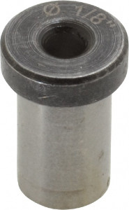 Boneham Type H, 1/8" Inside Diam, Head, Press Fit Drill Bushing 5/16" Body Outside Diam, 1/2" Length Under Head, Steel H208DV - 07208432
