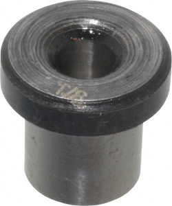 Boneham Type H, 1/8" Inside Diam, Head, Press Fit Drill Bushing 1/4" Body Outside Diam, 1/4" Length Under Head, Steel H164DV - 07208309