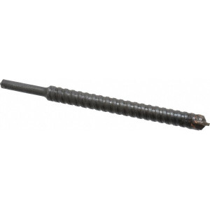 Made in USA 7/16" Carbide-Tipped Fast Spiral Drill Bit 6" OAL, 1/4" Shank Diam F4376 - 71212294