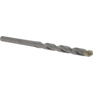 Cle-Line 3/8" Diam, Straight Shank, Carbide-Tipped Rotary & Hammer Drill Bit 4-3/4" Usable Length, 6" OAL C20940 - 85421576